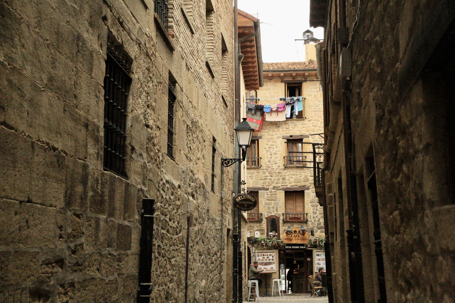 Casas de estilo medieval de Laguardia.