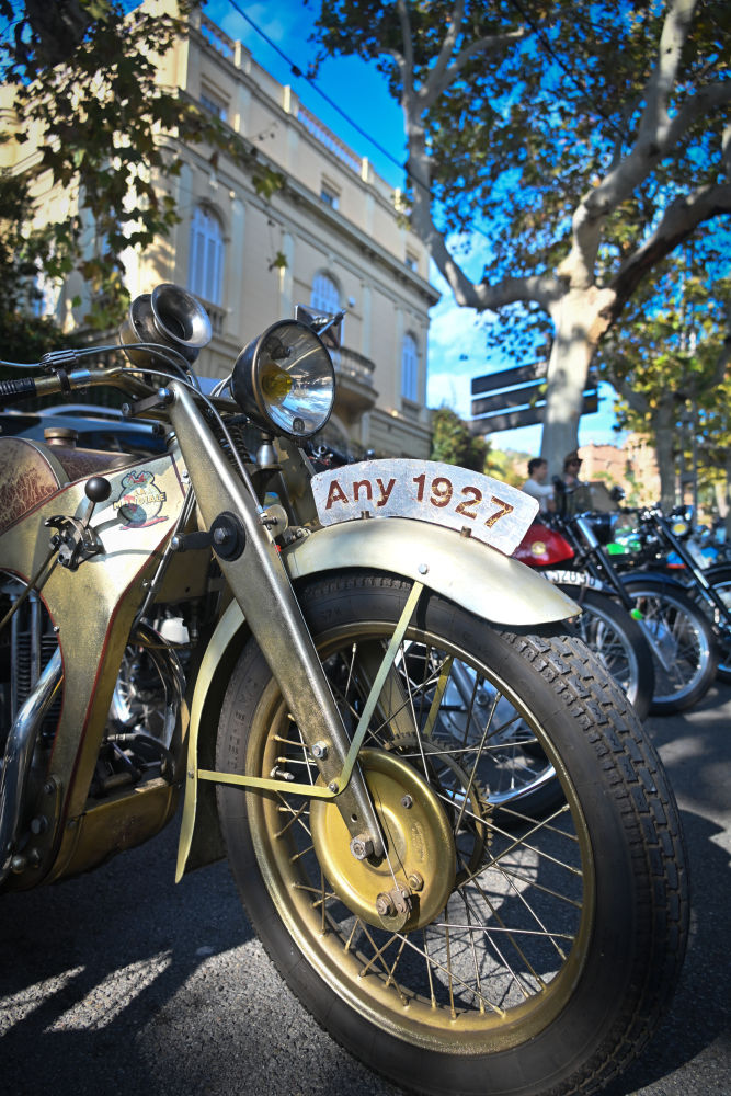 Motocicleta de 1927.