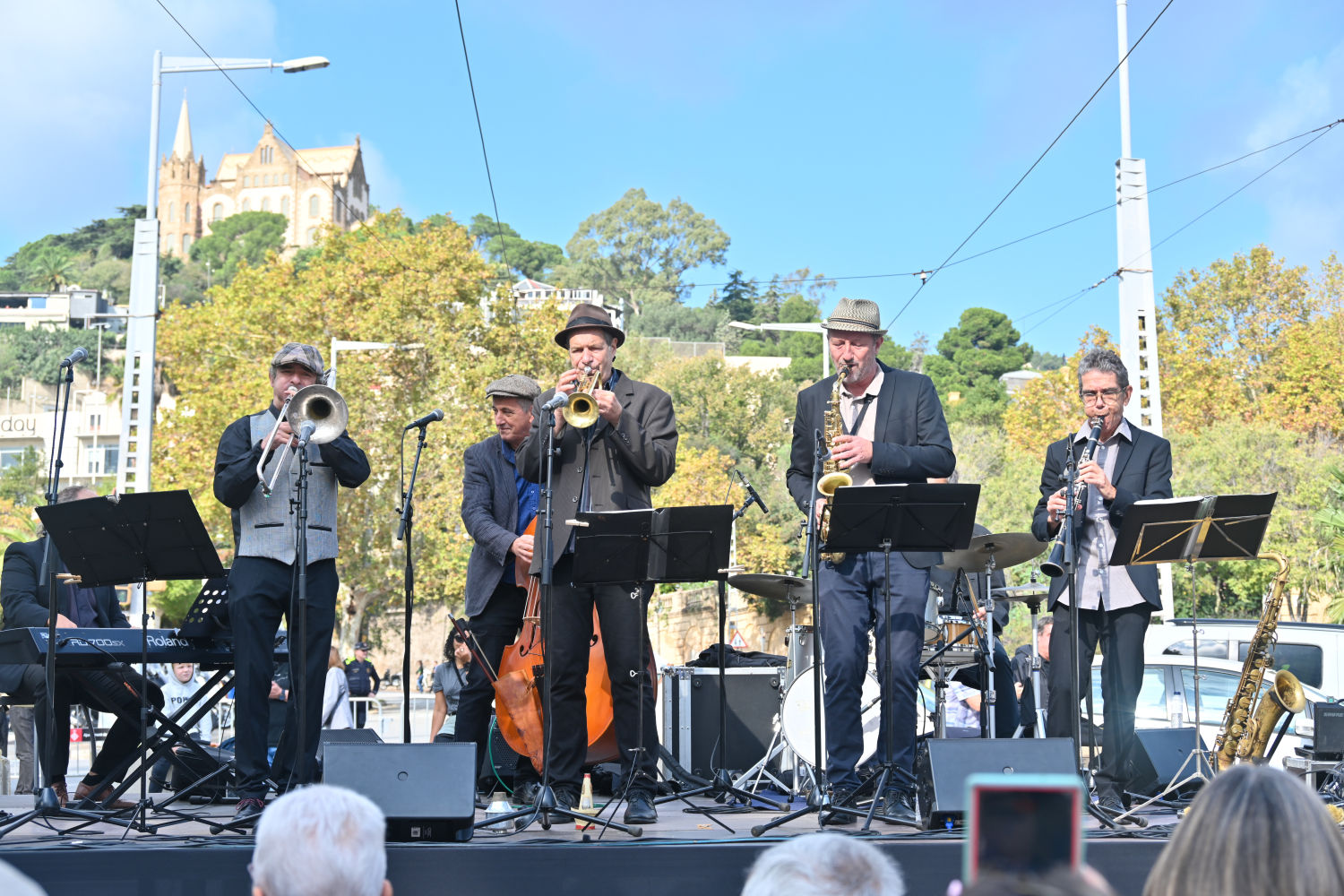 Ambiente musical en la Copa Tibidabo.
