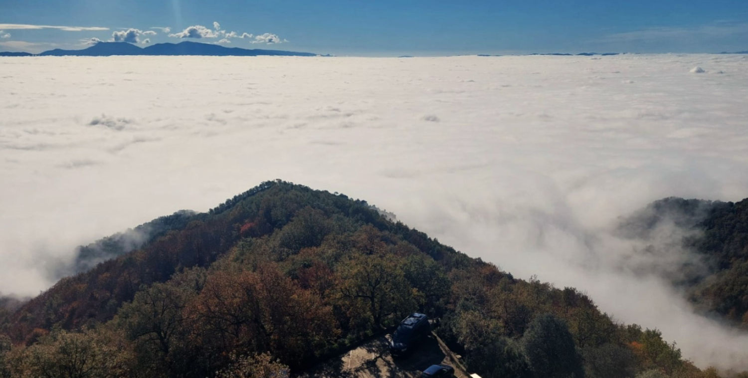 Mar de niebla observado desde Bellmunt.