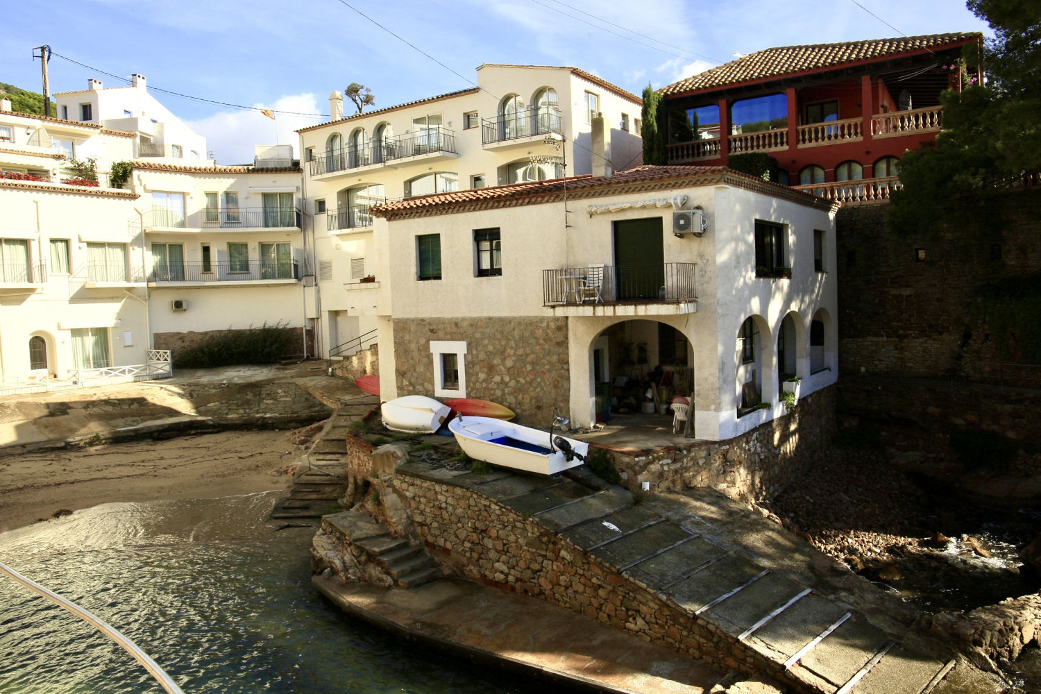 Vista de la pequeña Cala de Ses Orats.