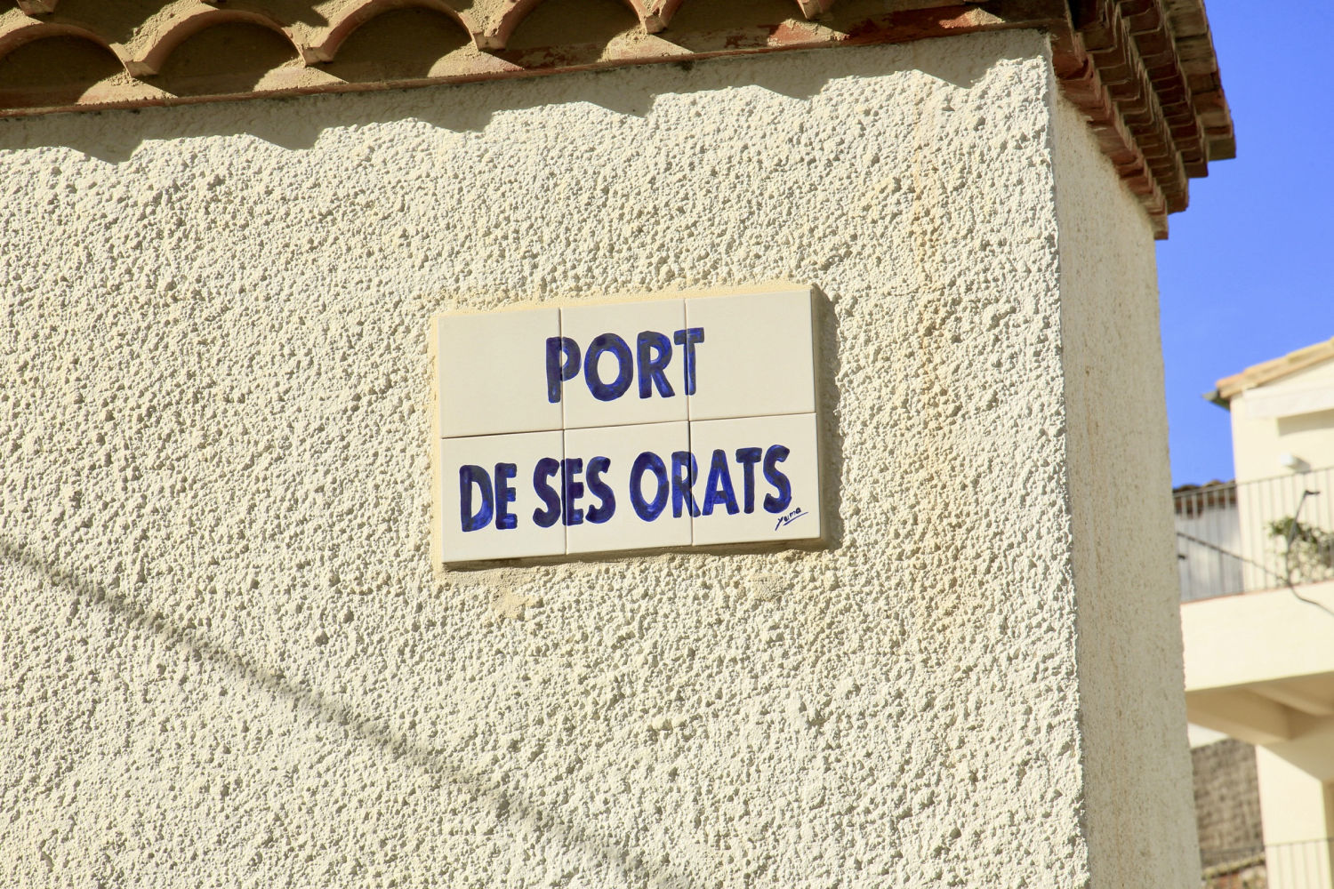 Letrero del Port de Ses Orats