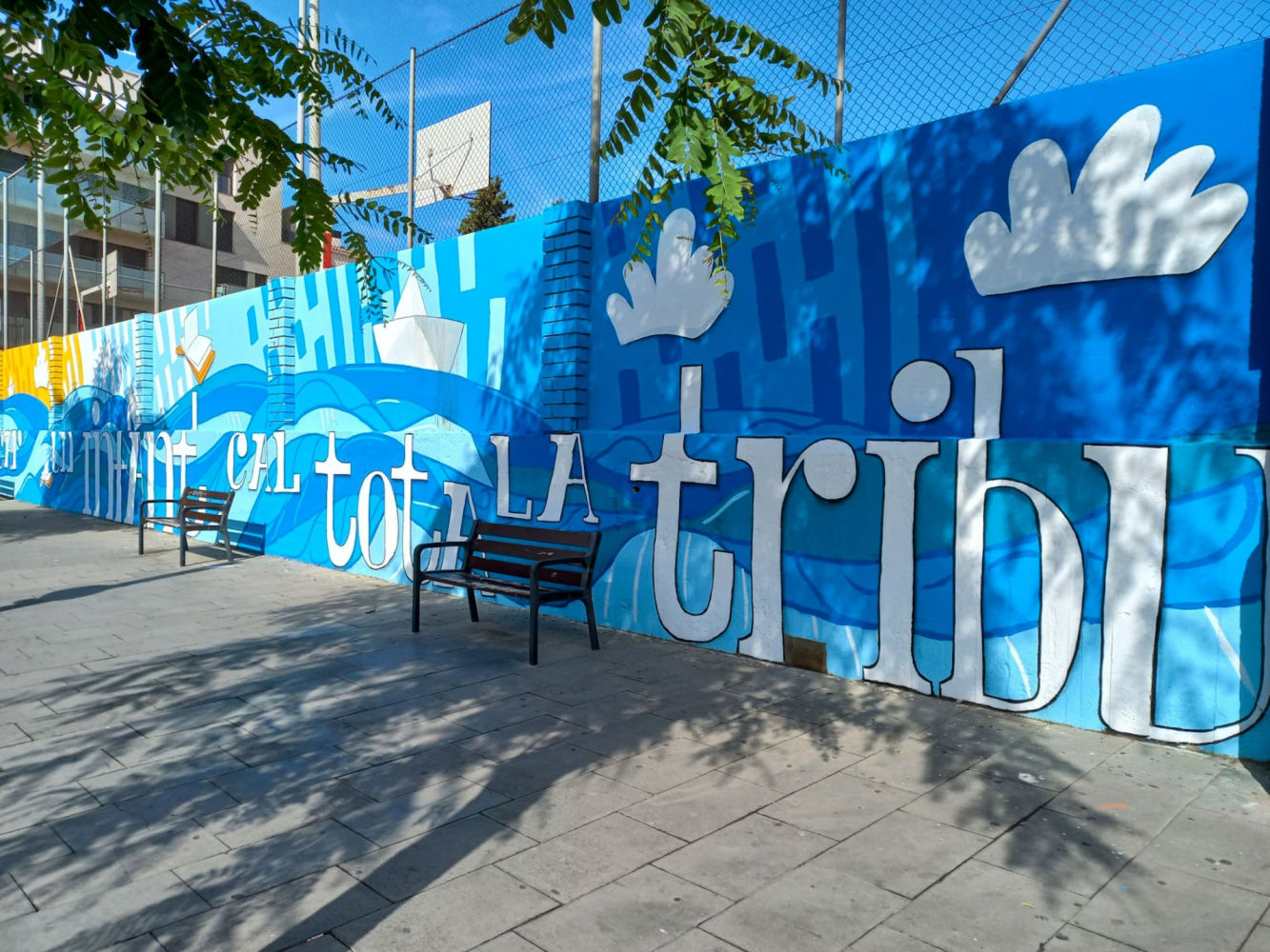 Colorido Street Art de Cornellà.