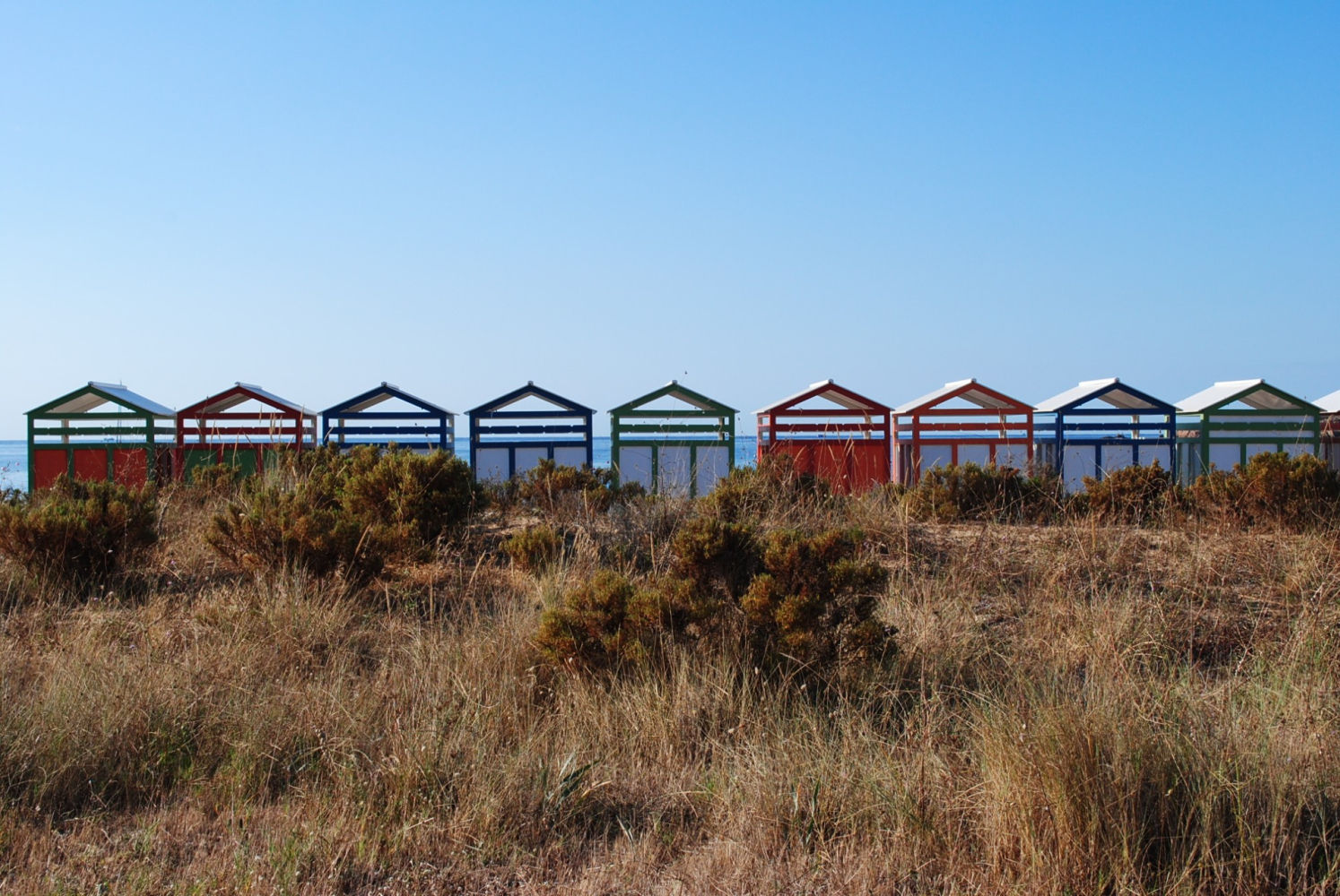 Casetas de playa.