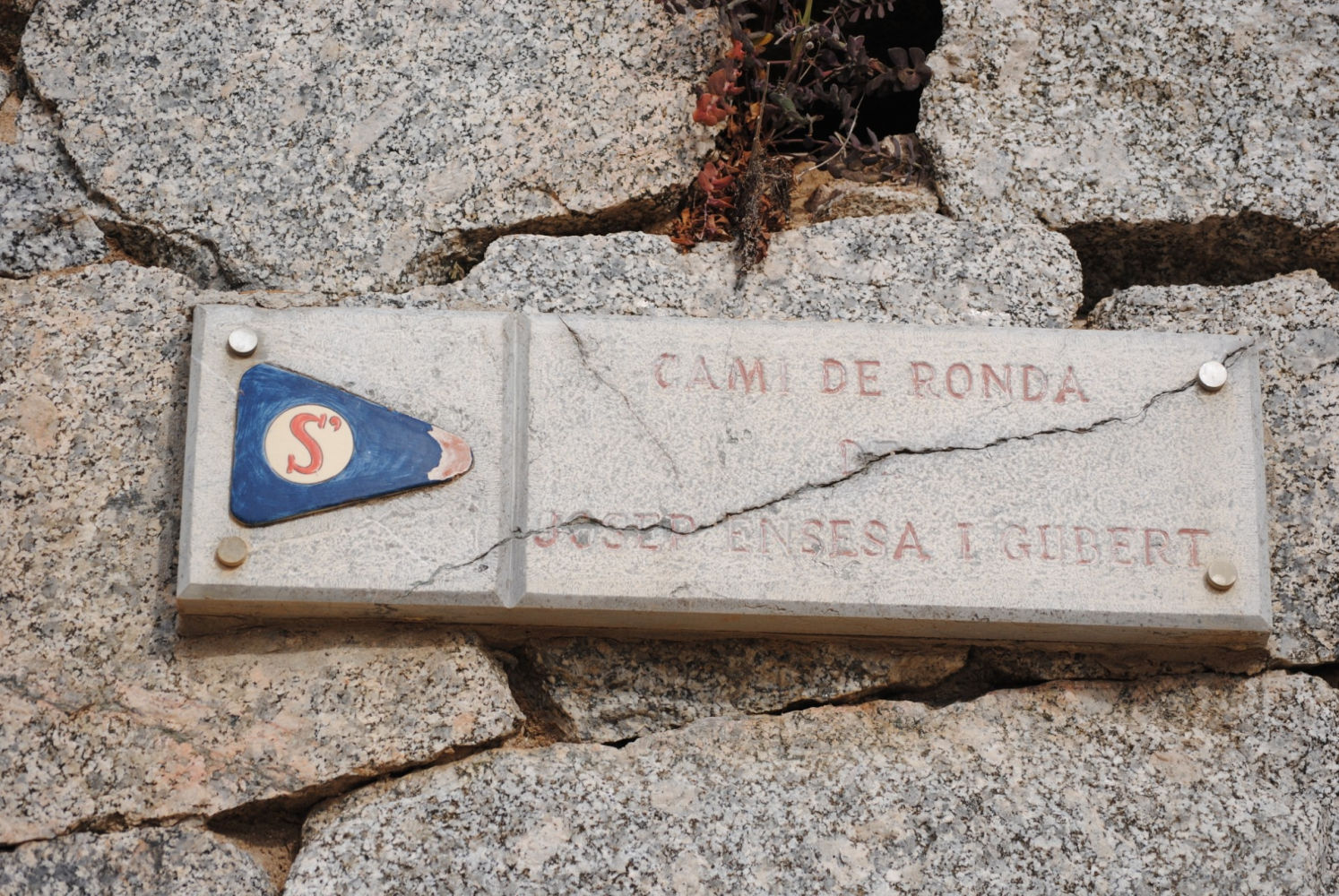 Indicación del Camino de Ronda.