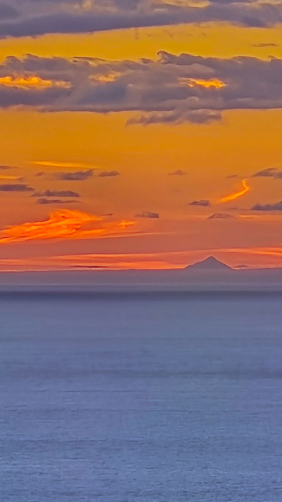 El Teide visto desde  Femés.
