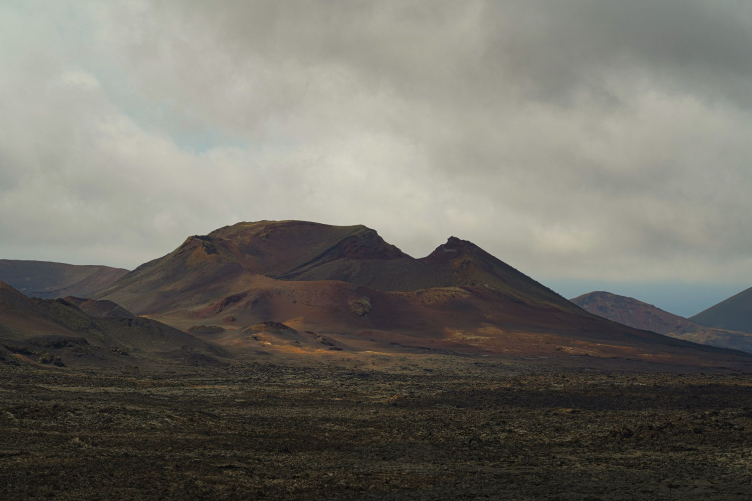Montaña de fuego de Timanfaya.