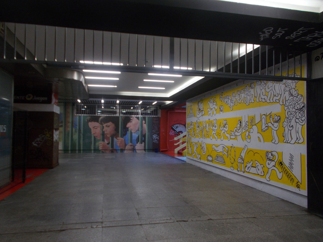 El museo del grafiti del Pasaje de los Cubos.