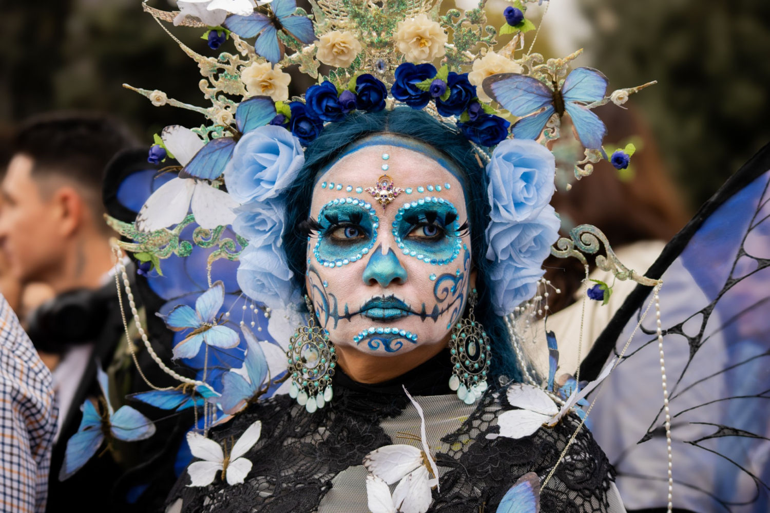 Maquillada para el Desfile de Catrinas.