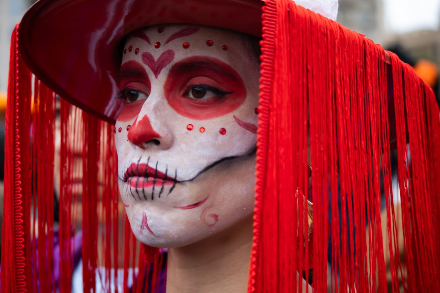 Colorido en el Desfile de Catrinas.