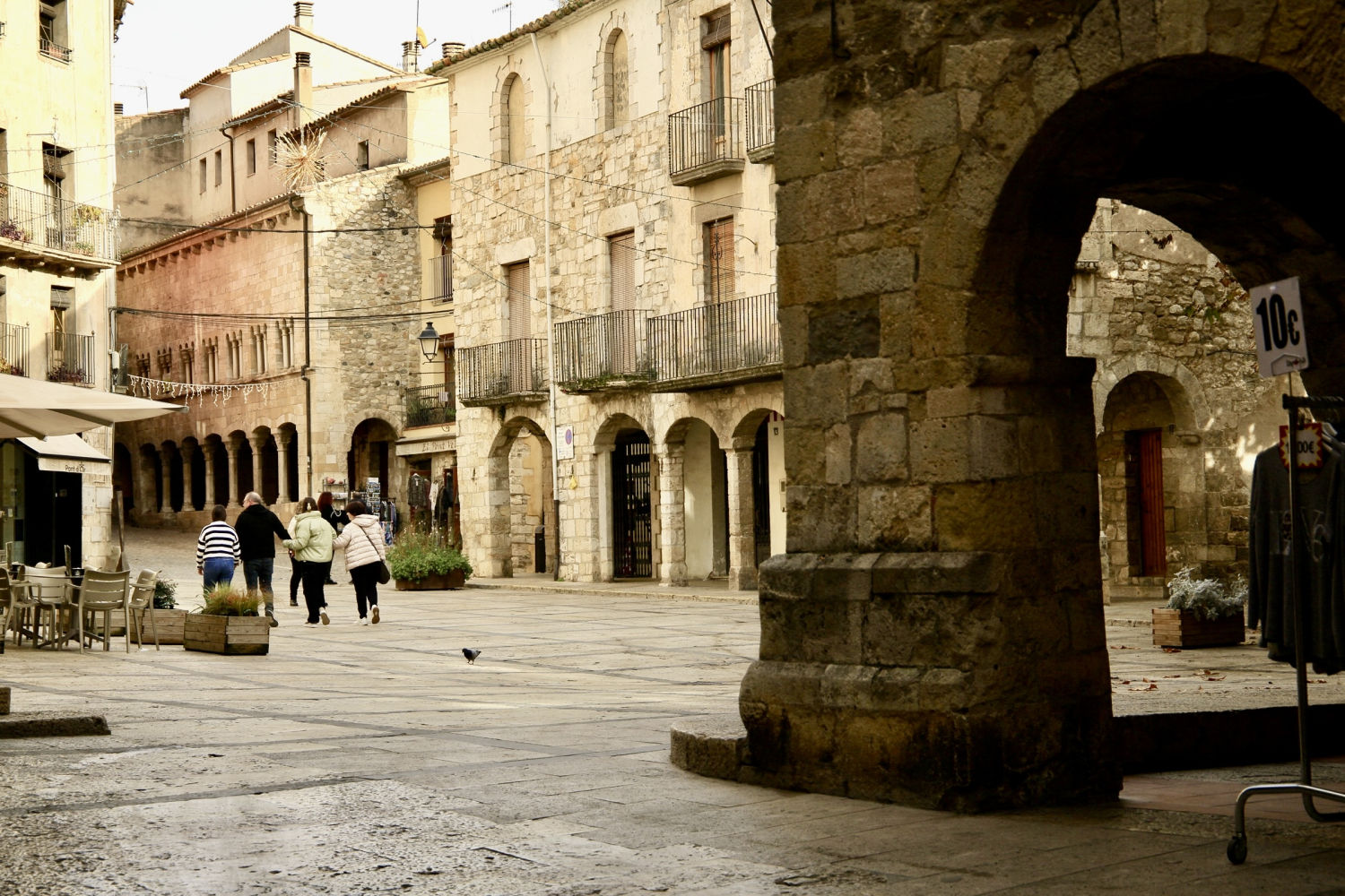 Plaza de Besalú.