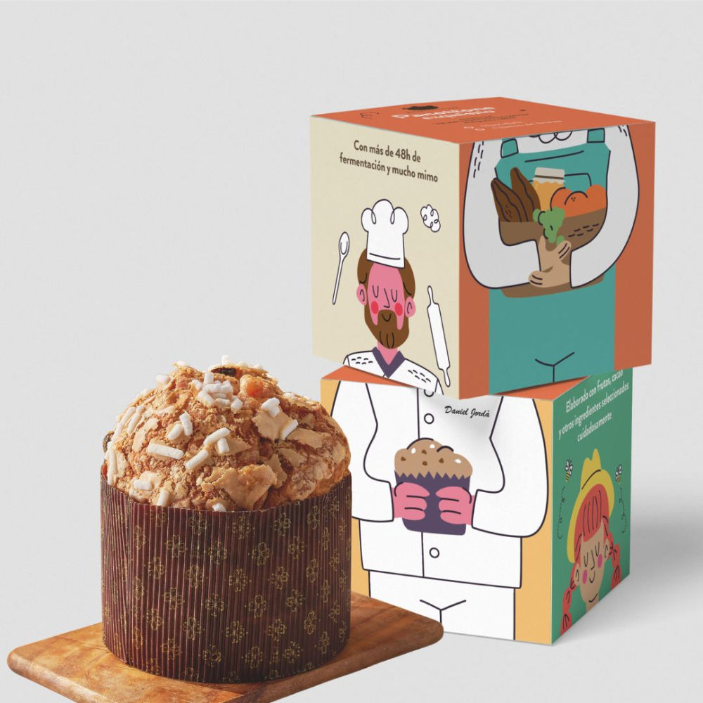 Panettone elaborado artesanalmente por el maestro panadero Daniel Jordà que ha sido seleccionado como el mejor de España 2022 y se vende en Panes Creativos en Barcelona