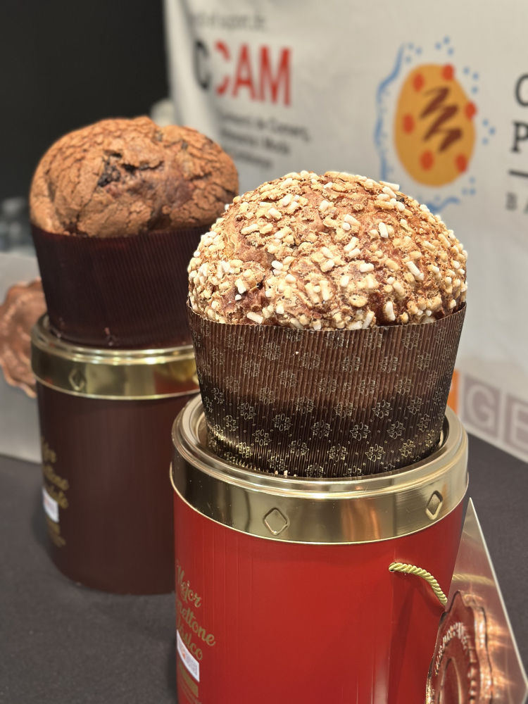 Toni Vera, de la pastelería Canal de Barcelona, ​​ganó en la categoría de panettone clásico (fruta) de España