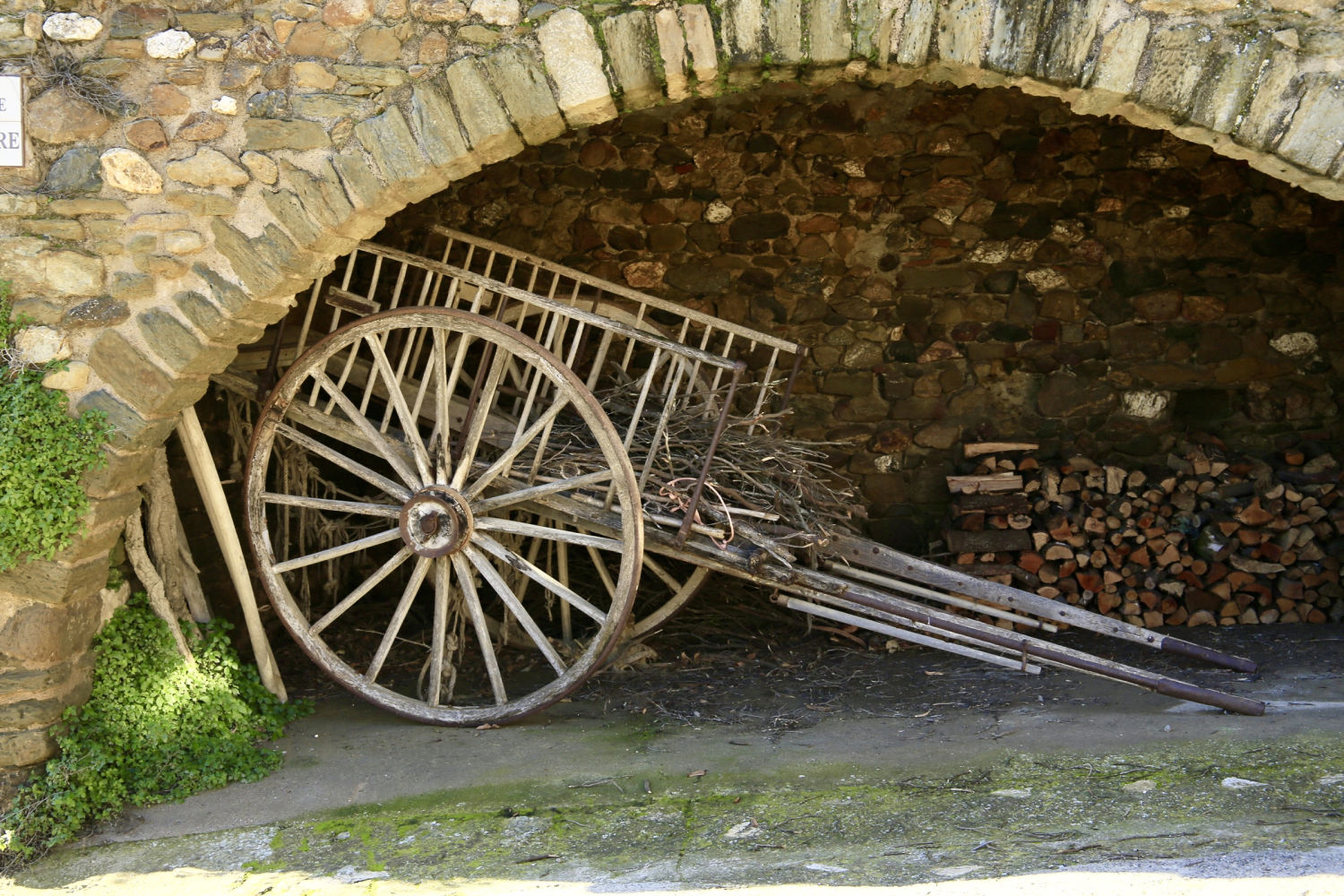 Detalle de una carreta.