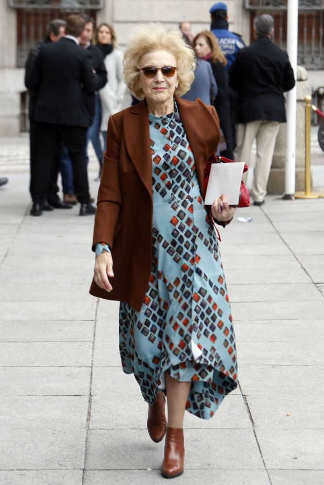 La actriz Marisa Paredes en el acto de entrega del Título de 'Hijo Adoptivo' por parte del Ayuntamiento de Madrid, en Madrid el miércoles 11 de abril de 2018