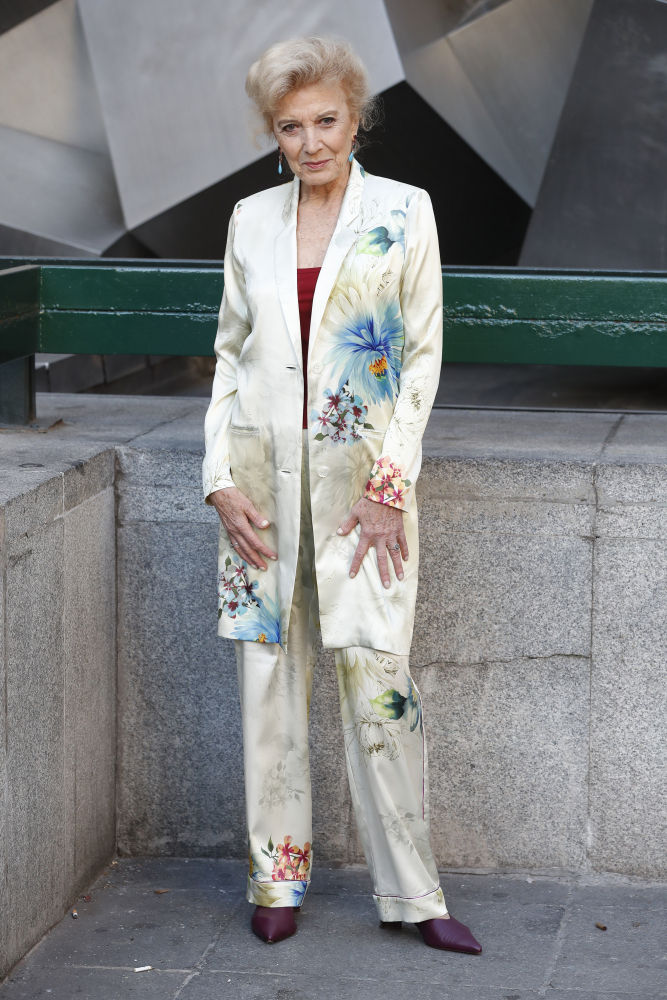 La actriz Marisa Paredes posa para un retrato durante la promoción de la película “Petra” en Madrid el miércoles 17 de octubre de 2018