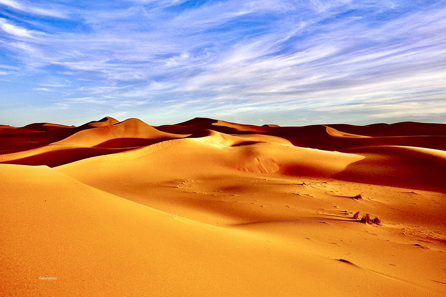 Los colores y formas de Erg Chebbi.