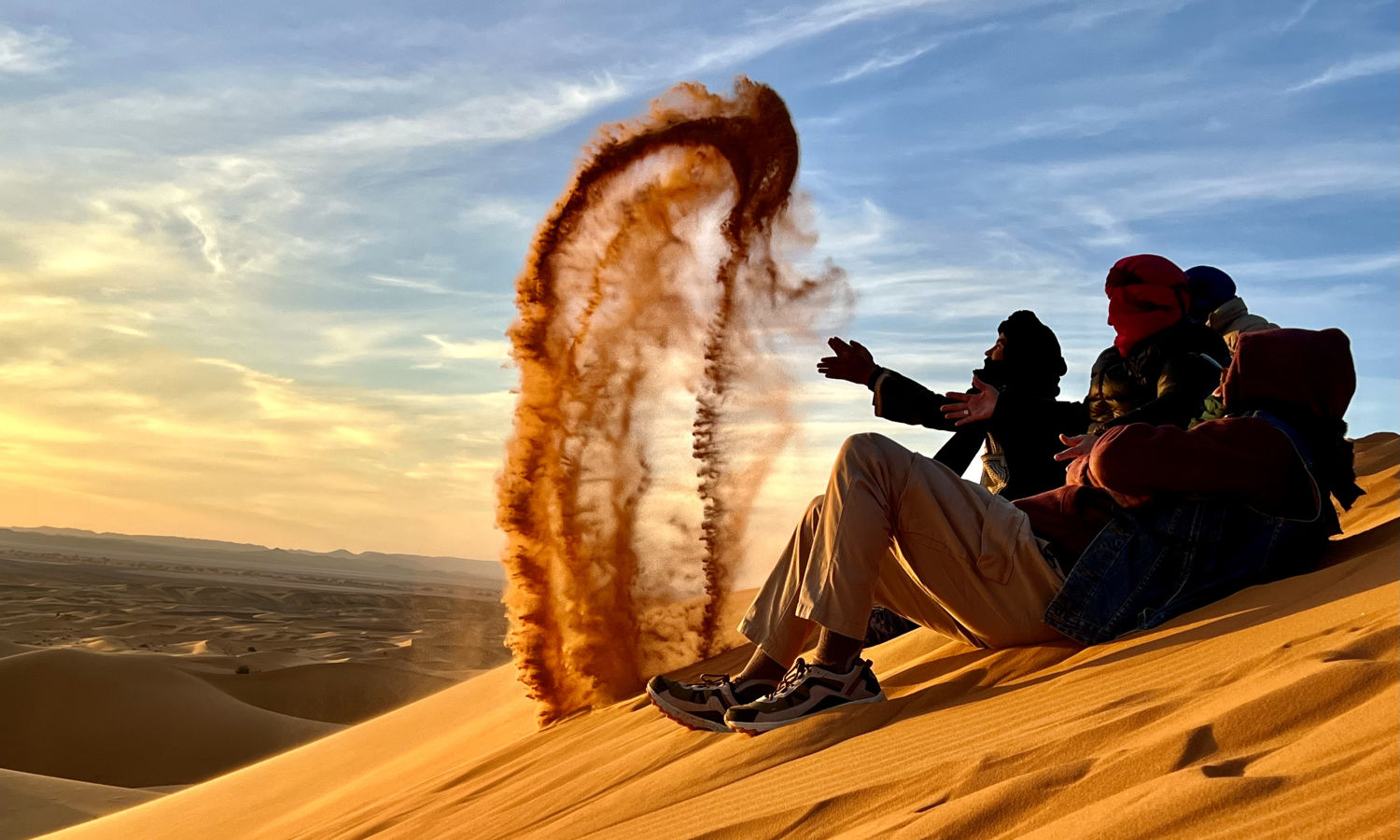 La arena de Erg Chebbi.