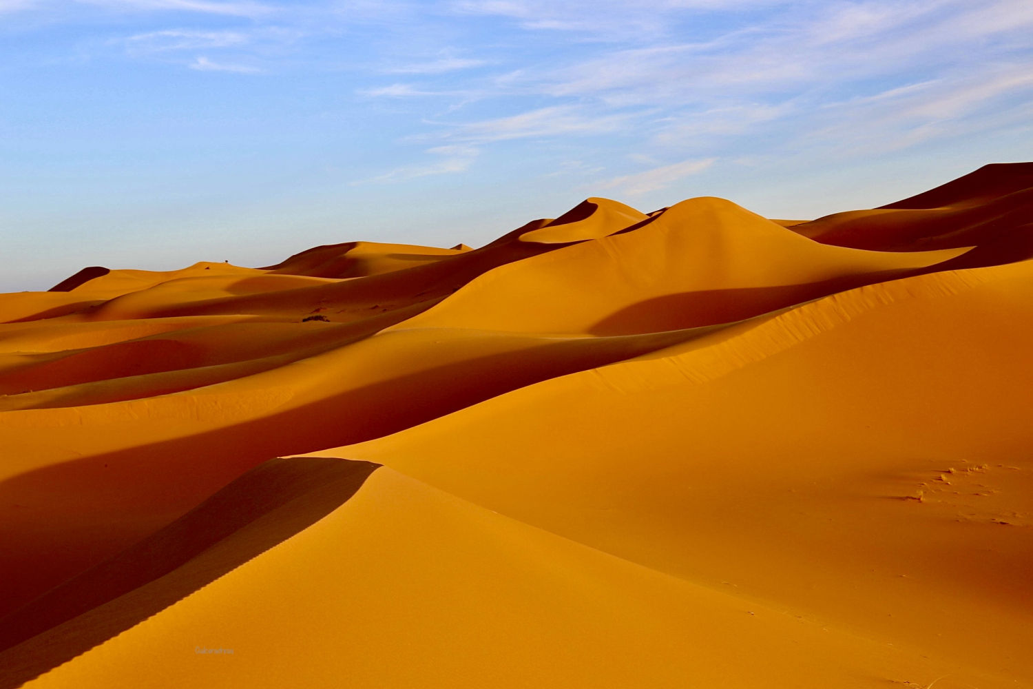 Paisaje de Erg Chebbi.