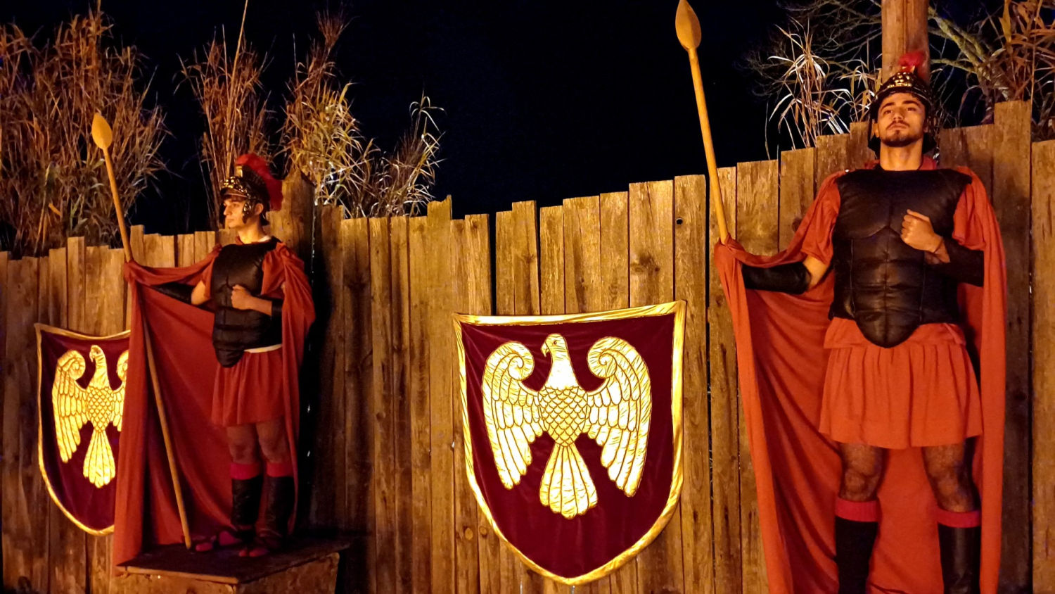 Soldados romanos en el Pessebre Vivent d'Ardèvol.