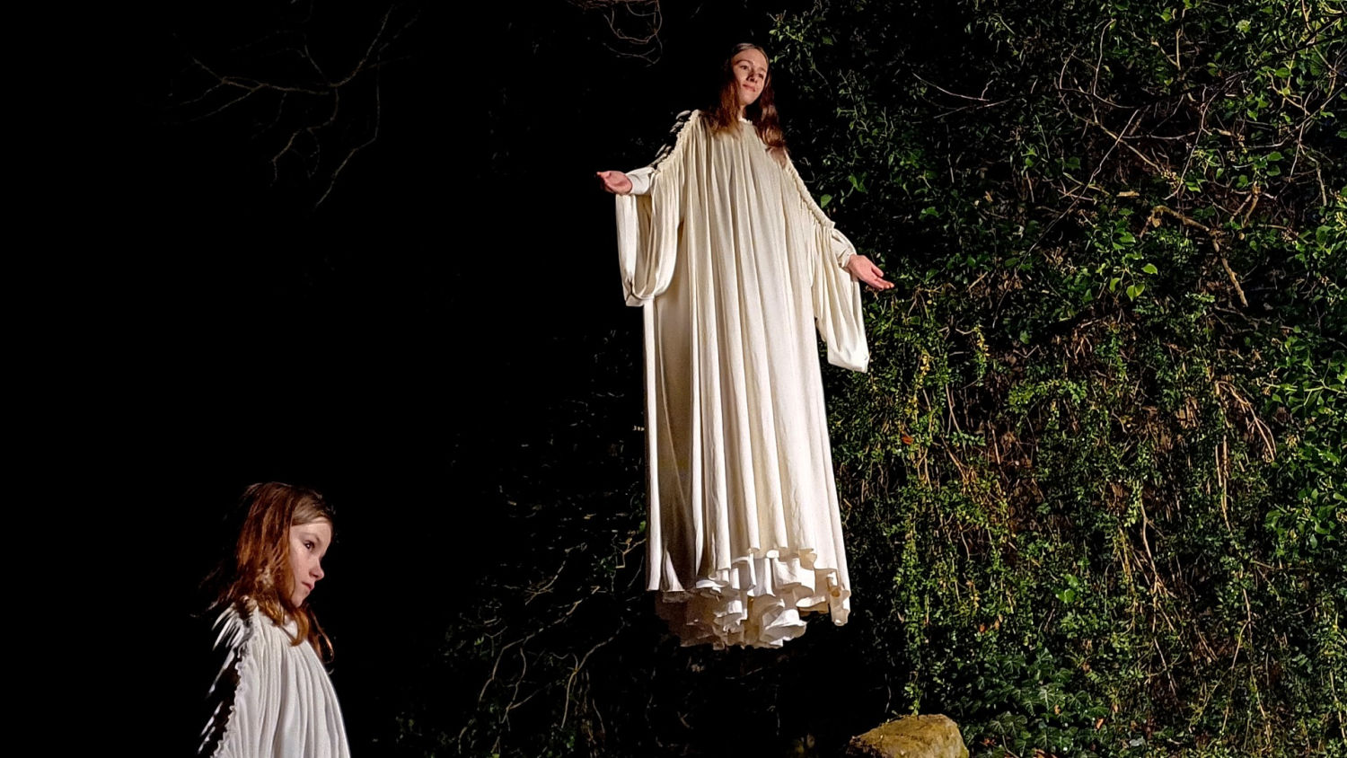 Escena bíblica en el Pessebre Vivent d'Ardèvol.