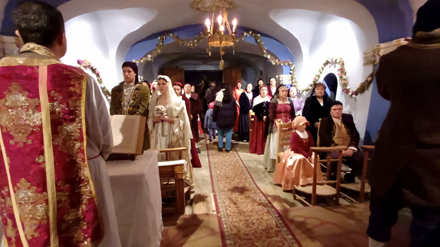 Escenificación en el Pessebre Vivent d'Ardèvol.