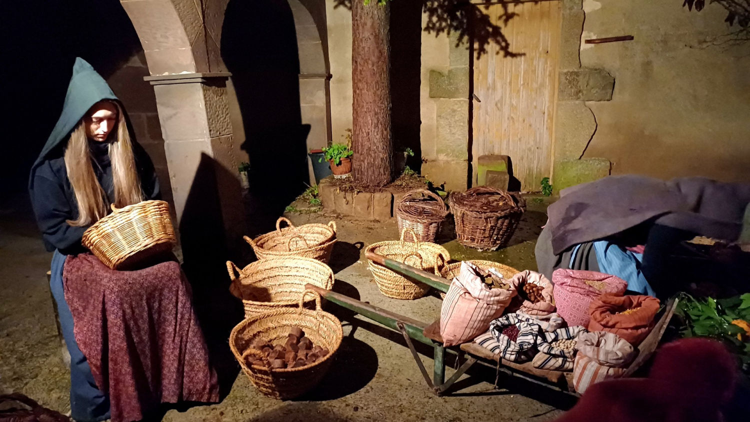Escena del Pessebre Vivent d'Ardèvol.