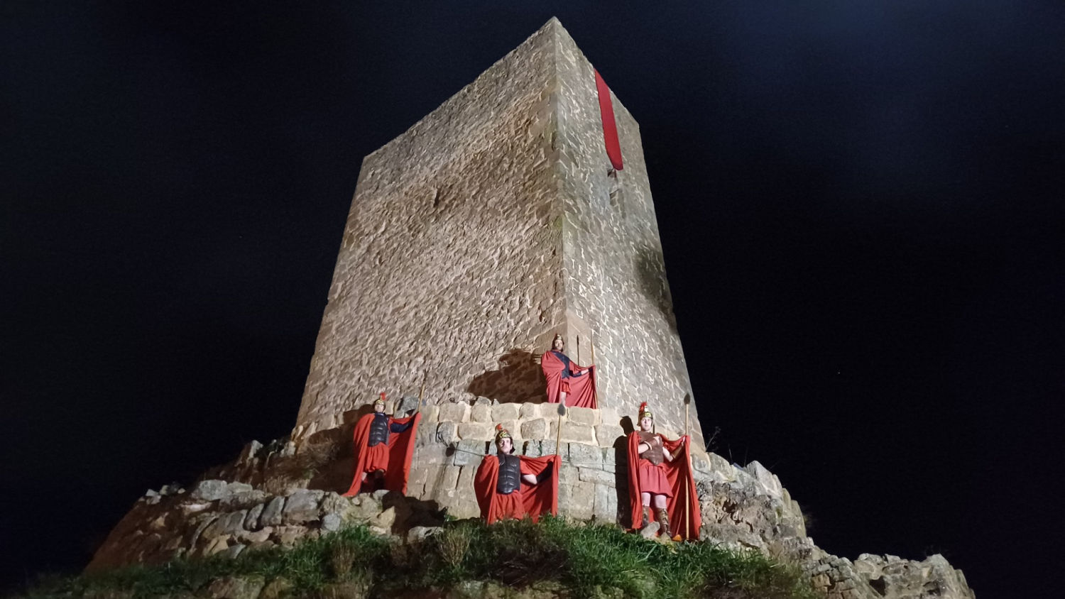 Soldados romanos en el Pessebre Vivent d'Ardèvol.