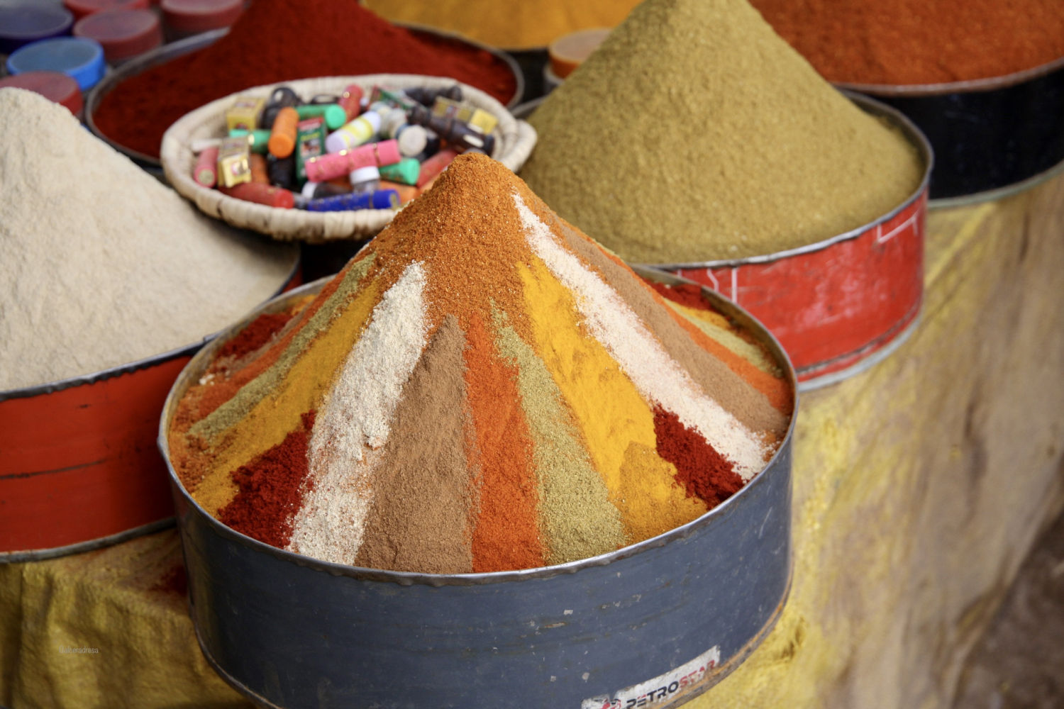Mercado de especias de Rissani.