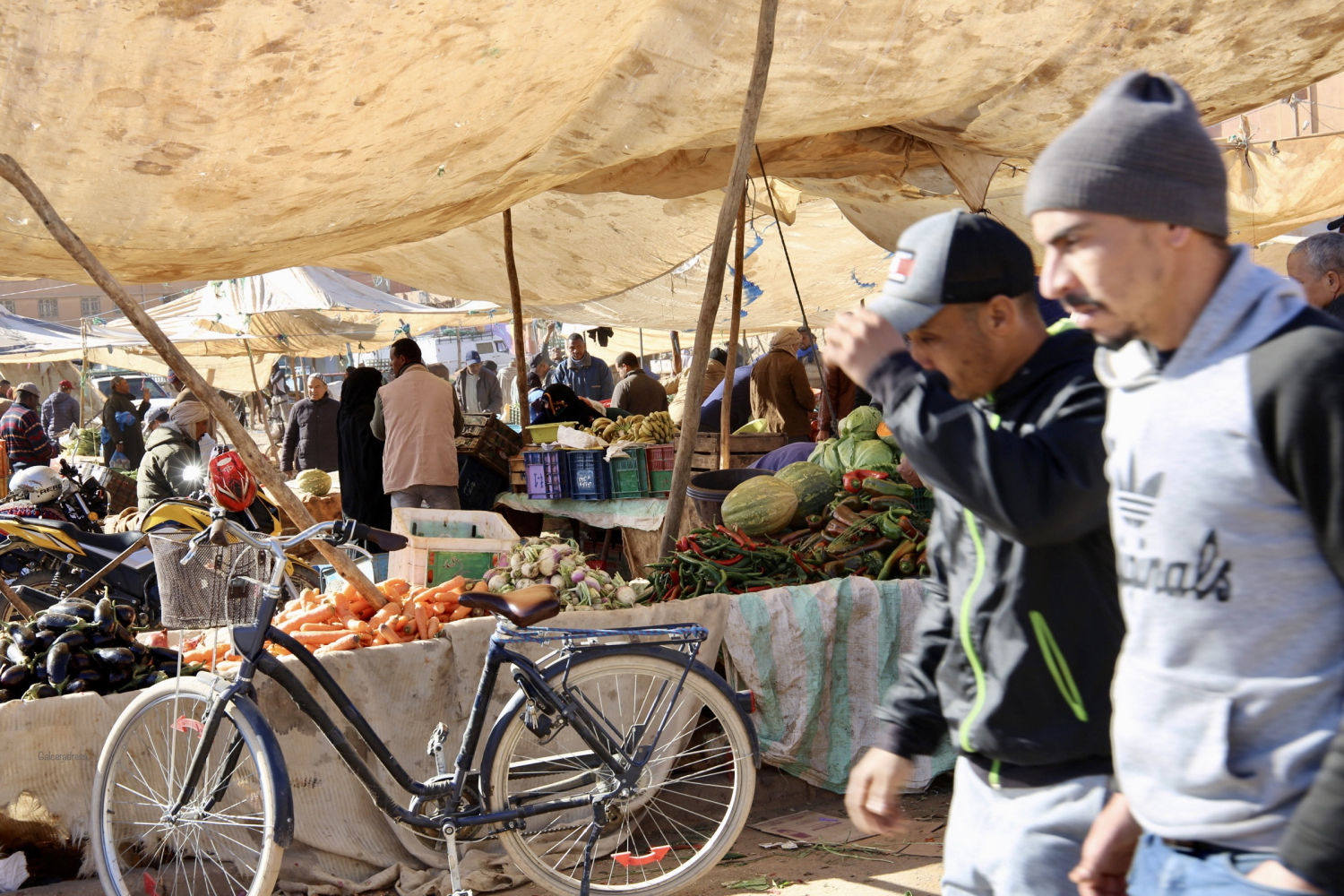 Ambiente en el mercado de Rissani.