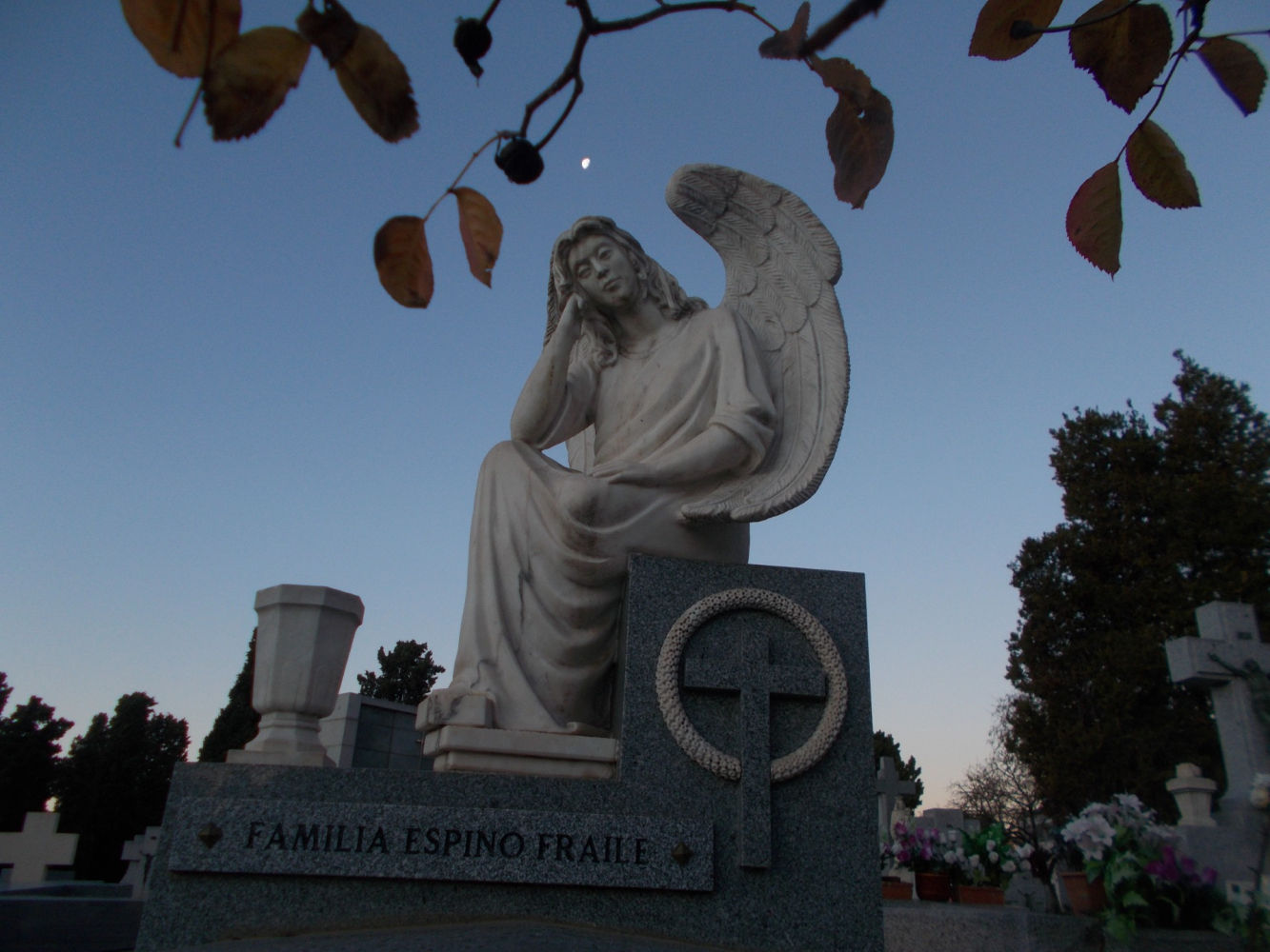 Ruta de los ángeles y la luna en la Almudena.