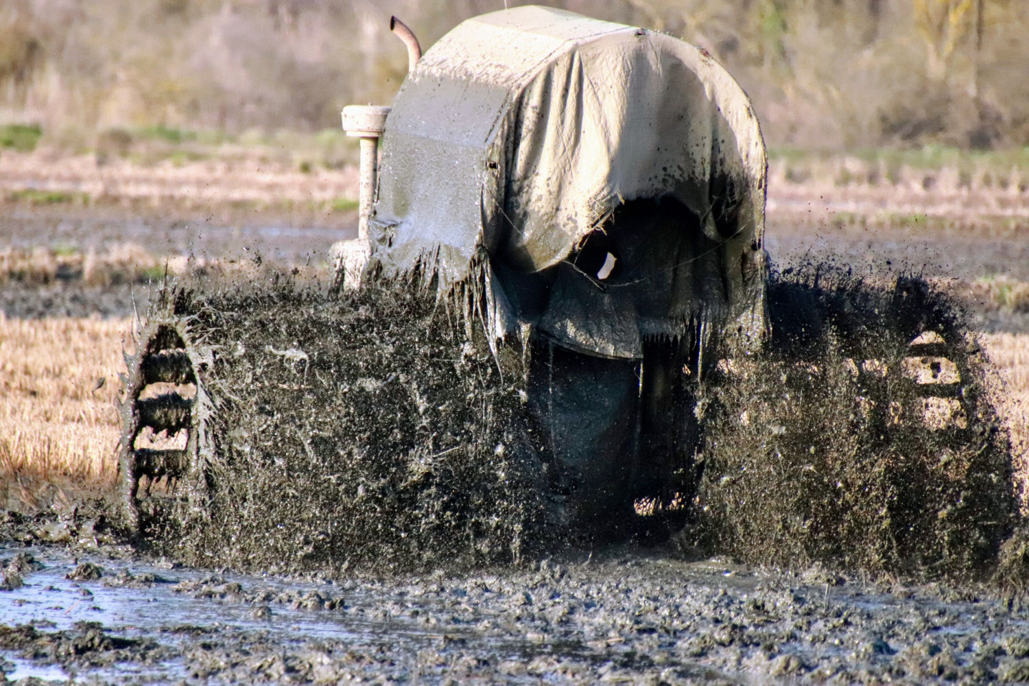 Detalle del sistema de fangueo.