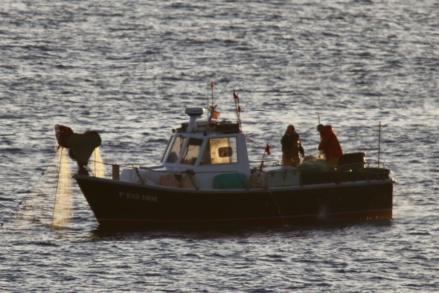 Actividad en el barco.