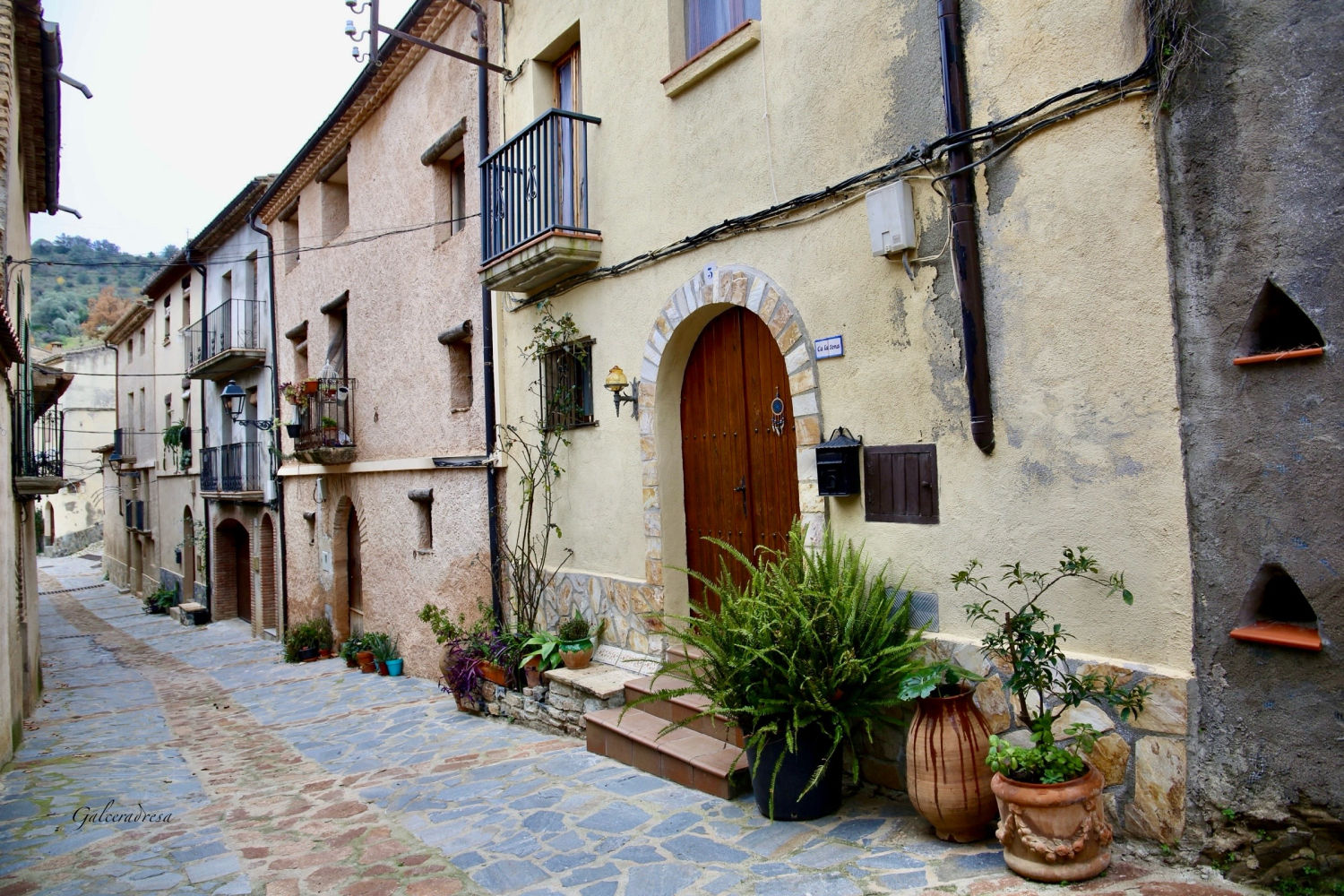 Casas típicas de Torroja del Priorat.