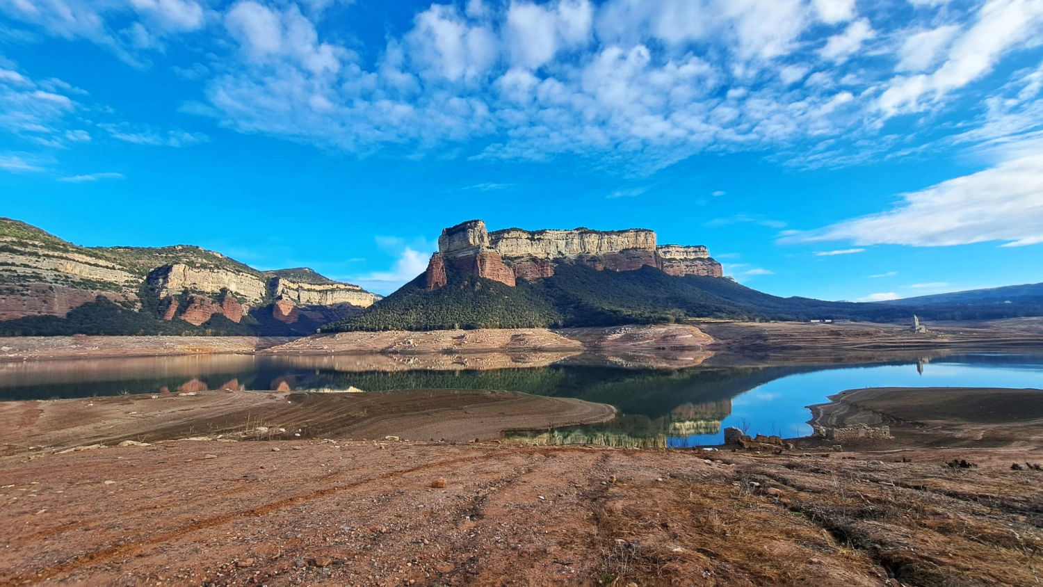 El pantano de Sau al 9% de su capacidad.
