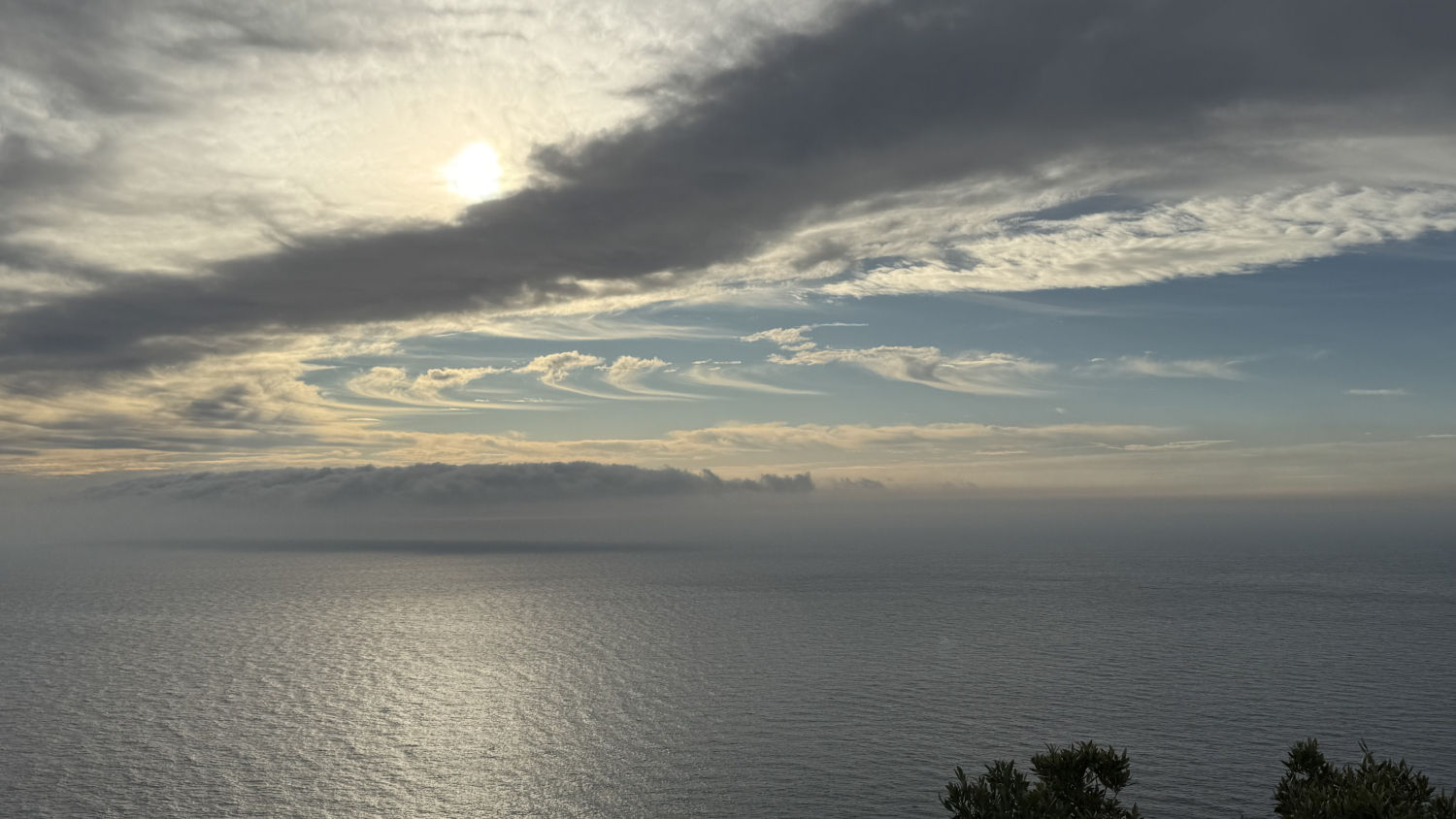 El mar desde el Far de Sant Sebastià.