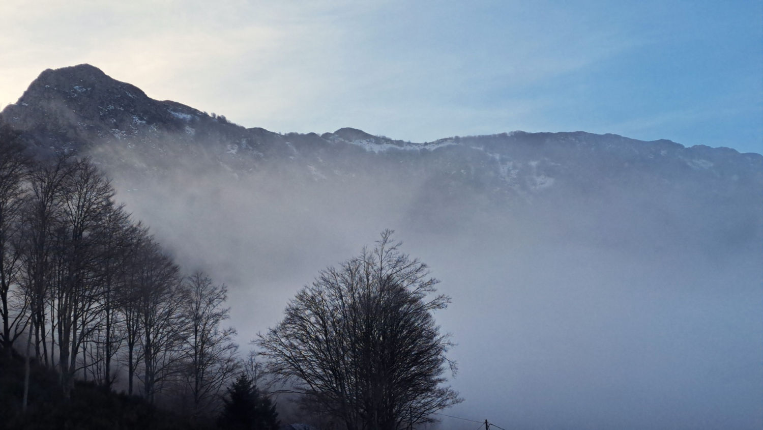 Niebla en el Turó de l'Home.
