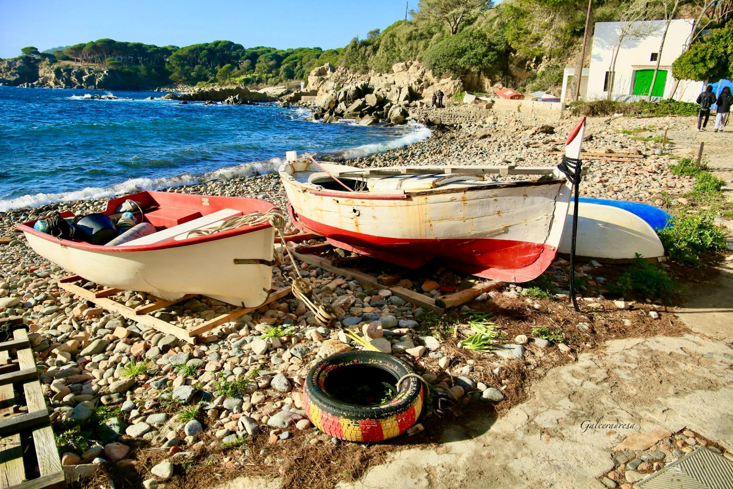 El mar desde la Cala s’Alguer.