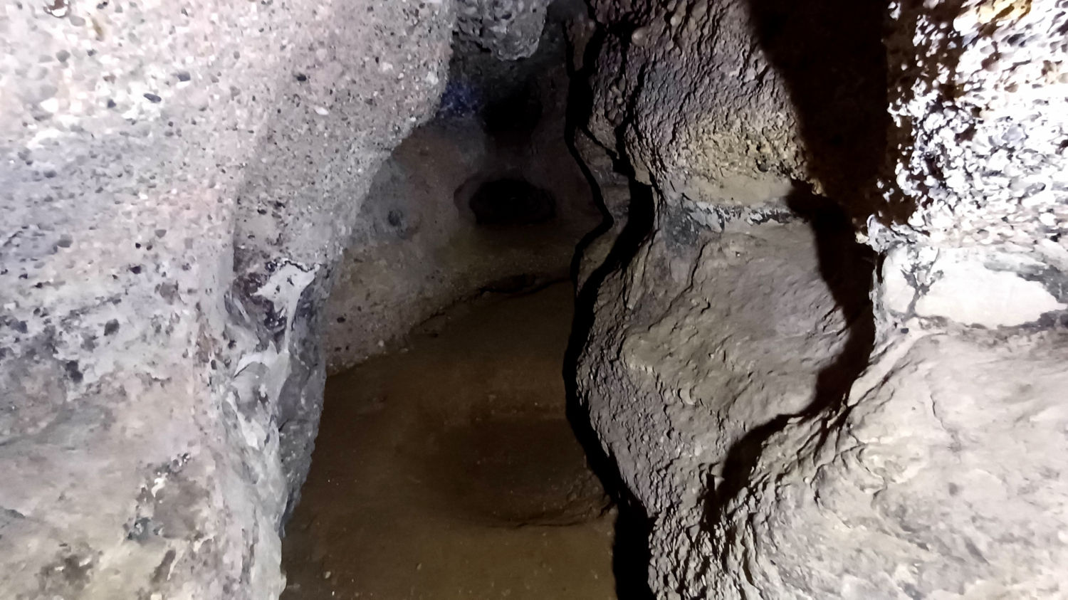 Interior de las cuevas.