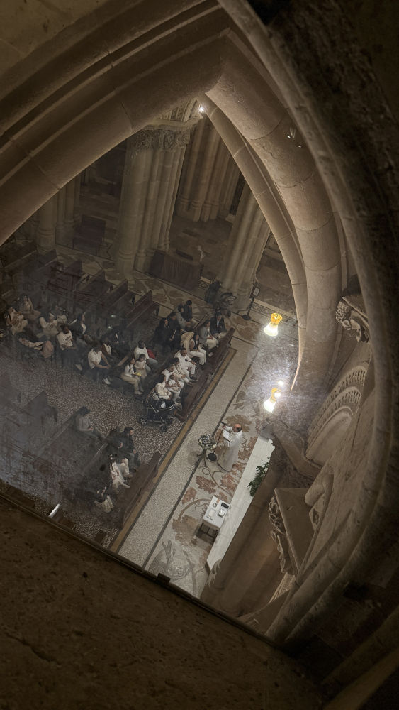 Otra mirada al interior de la Sagrada Familia.