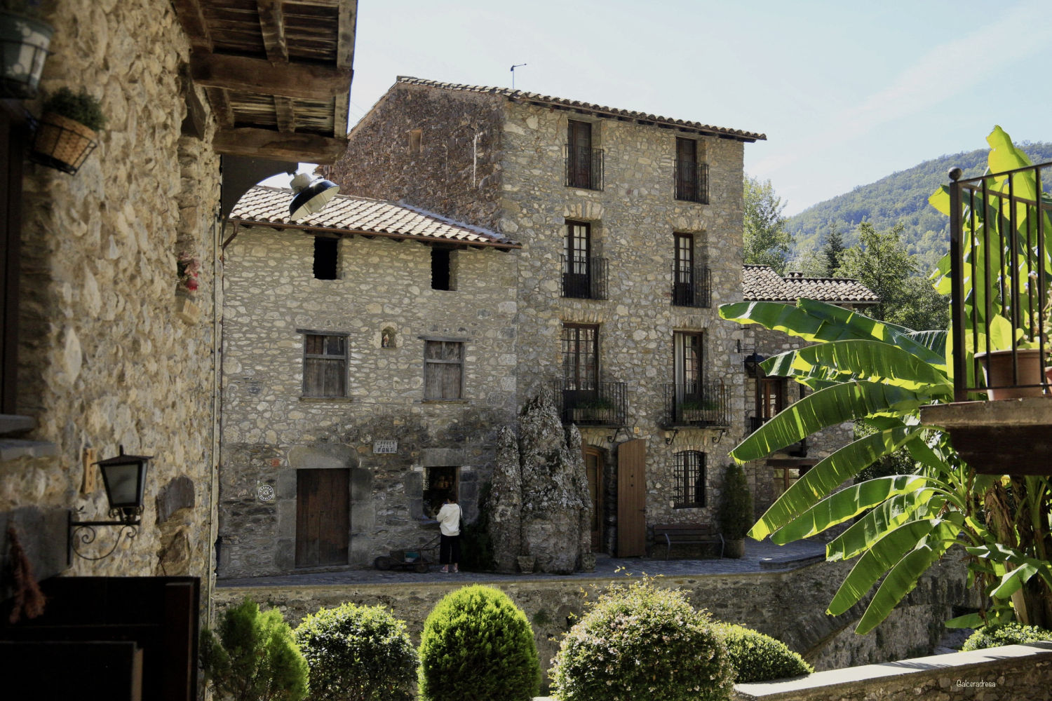 Vista del pueblo de Beget.