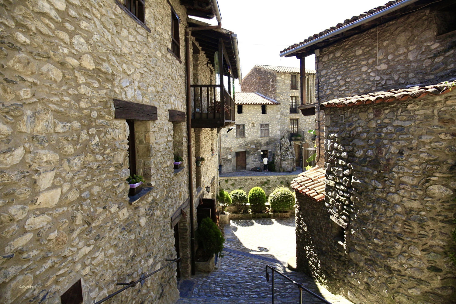 Perspectiva de las casas de Beget.