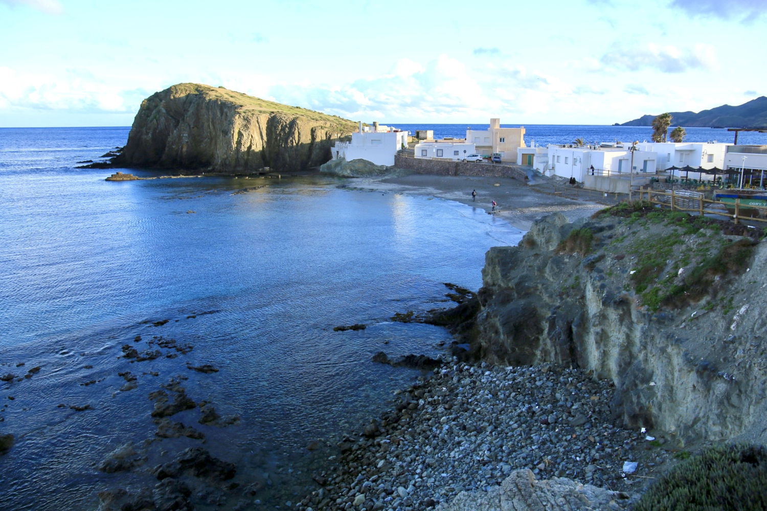 Paz y tranquilidad en el pueblo pesquero.