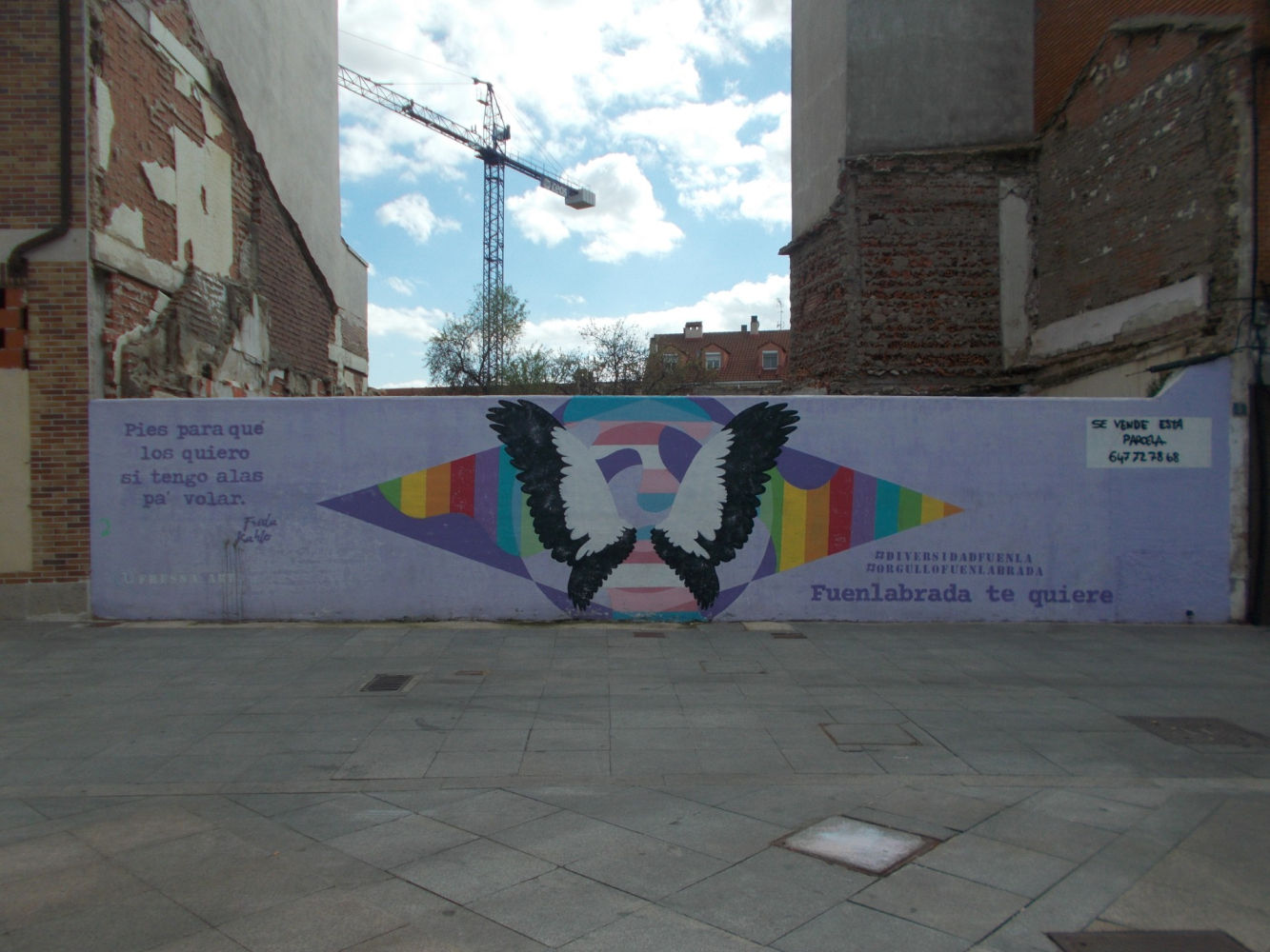 Otro muro artístico de Fuenlabrada.