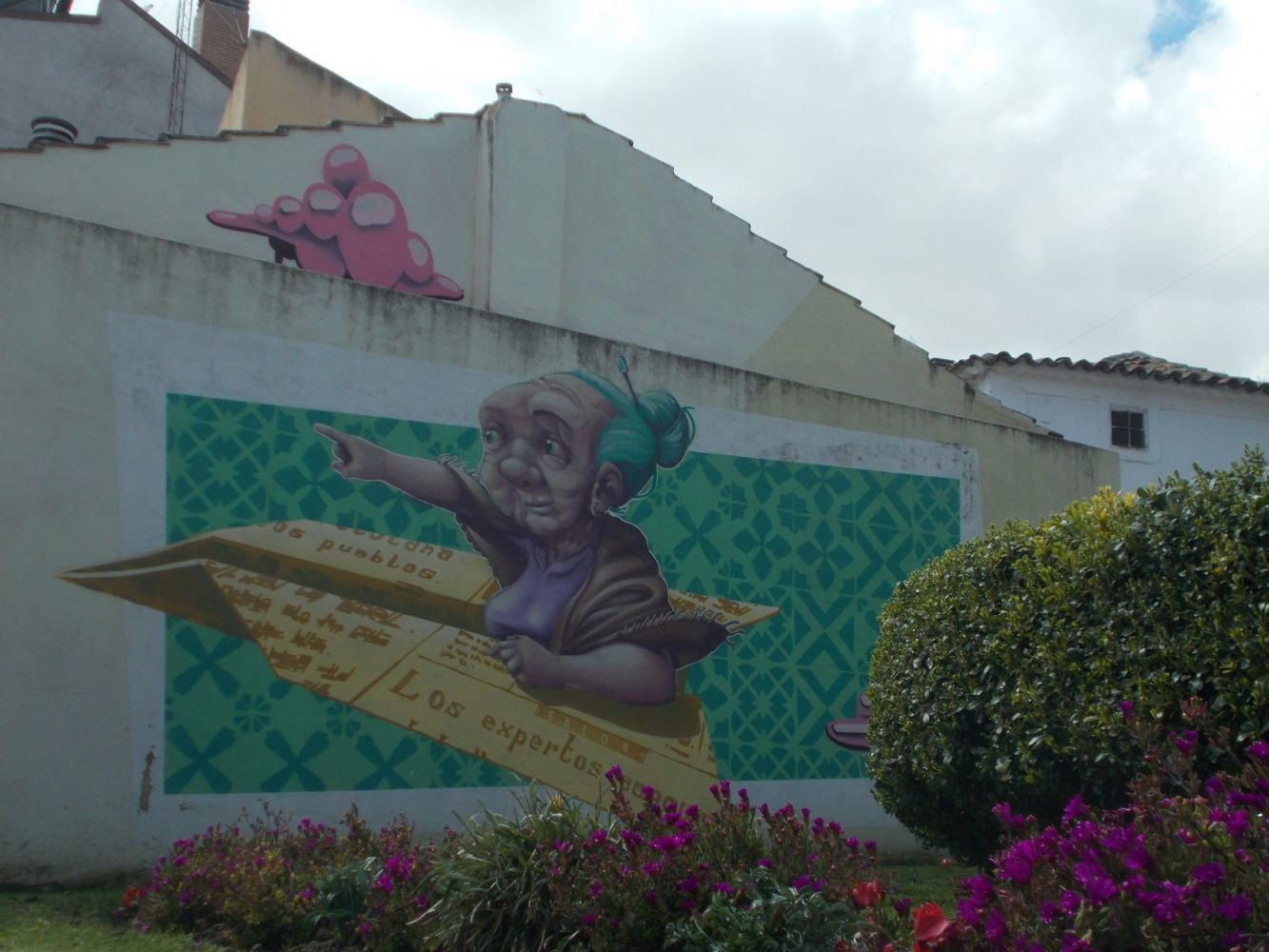 Grafiti artístico en Fuenlabrada.