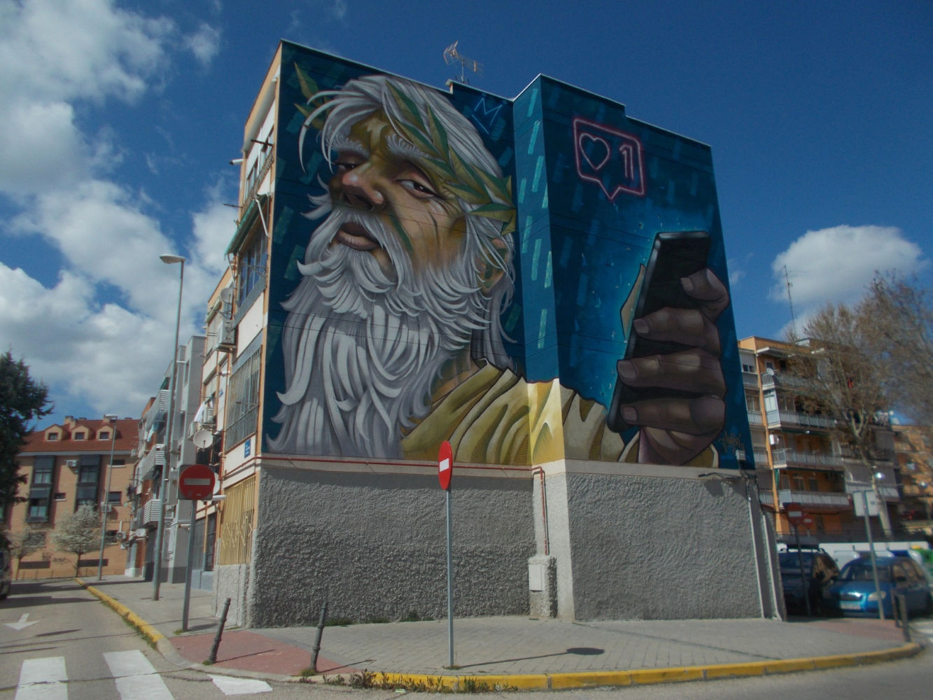 Gran mural en Fuenlabrada.