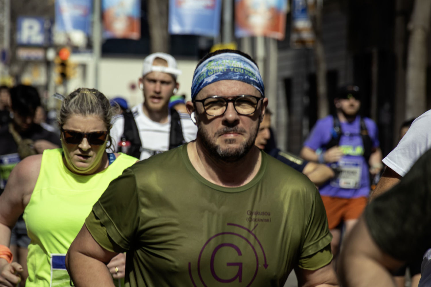 El sudor del corredor, en la Maratón de Barcelona 2025.