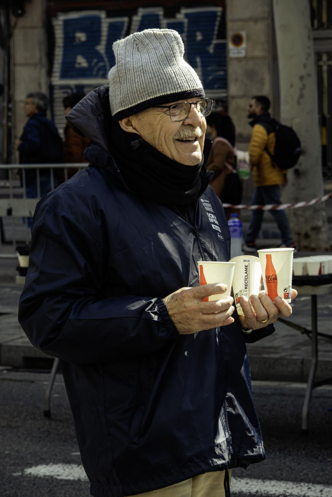 Puesto de avituallamiento.