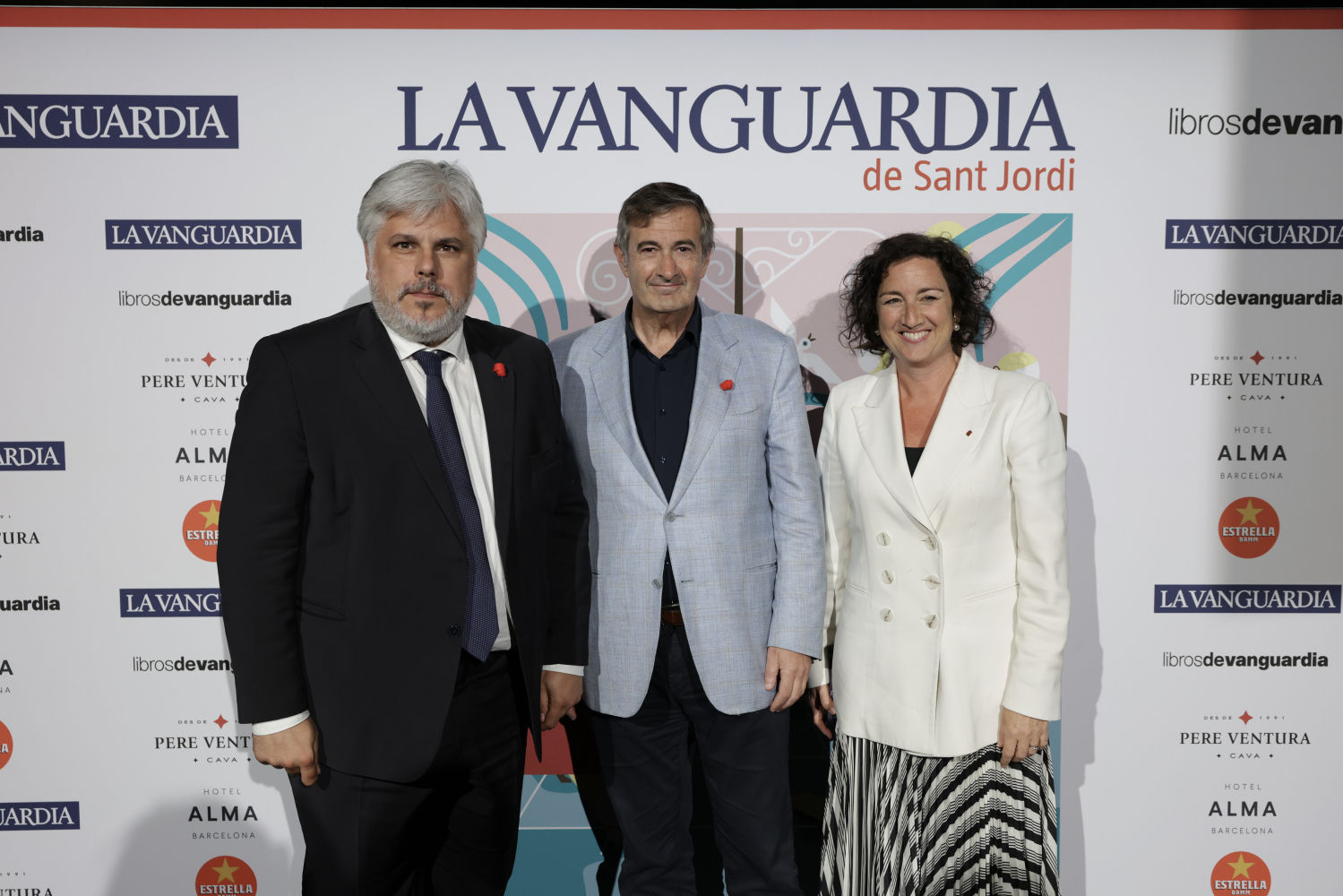 Albert Batet, Jordi Juan y Alicia Romero n el Hotel Alma