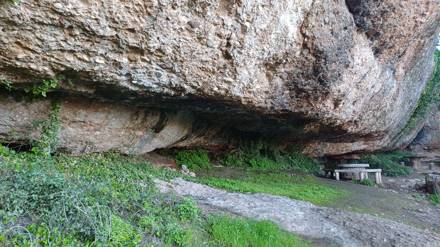 En esta zona suelen parar los excursionistas a descansar.